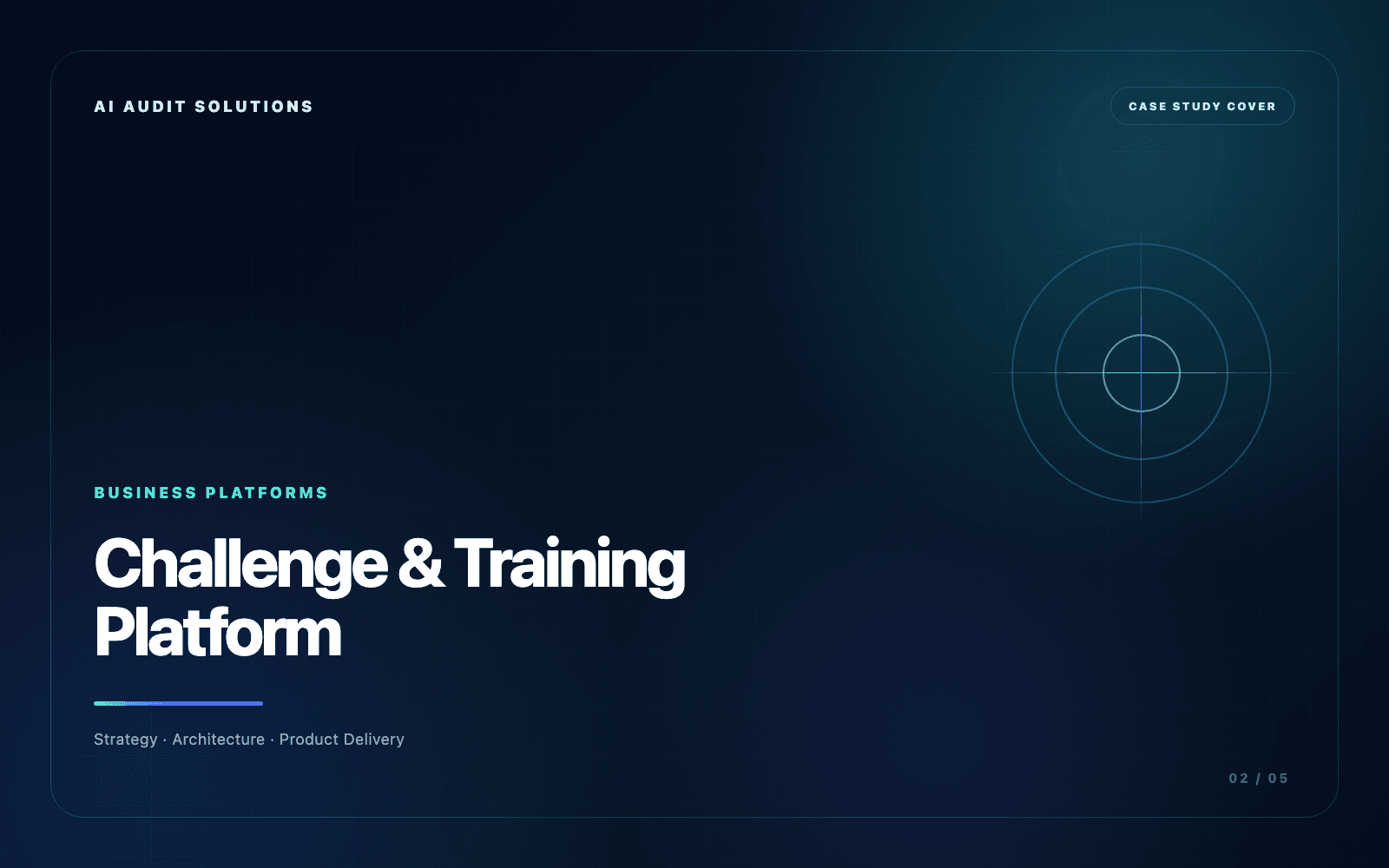 Challenge & Training Platform case study cover